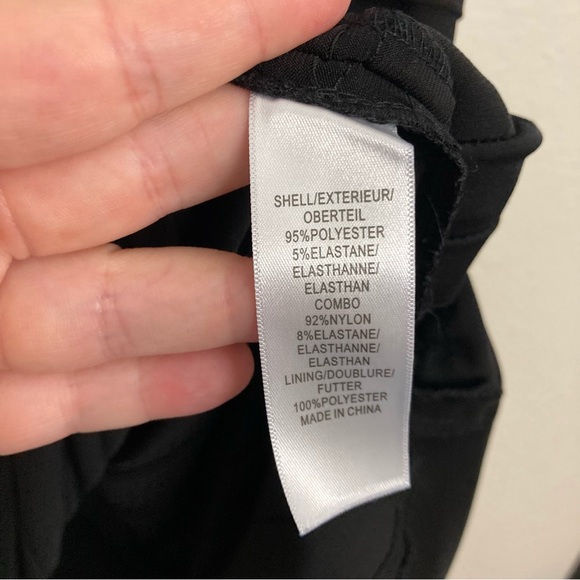 Adrianna Papell Cocktail Bodycon Dress with Mesh Detail - Size 8 - Black - Picture 3 of 9